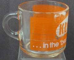K-Lyte Glass Mug Drug Rep Promo Advertising Mead Pharmaceuticals Anchor Hocking