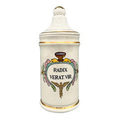 Vintage Jeanne Robinette Reproduction Apothecary Jar – Rexall Drugstore ceramic