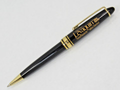Rare Black & Gold Levaquin Twist PEN Drug Rep Pharmaceutical Promo Advertising