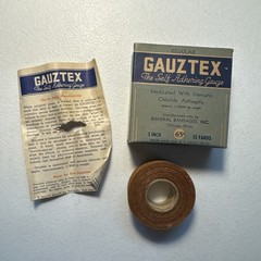 Vintage General Bandages, Inc. Gauztex Self Adhering Gauze W/Original Box