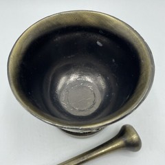 VTG Mortar & Pestle Lot of 5 Decorative Brass Apothecary Pharmacy Pill Grinder