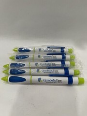 2004 Vintage 5 Cymbalta Pharmaceutical Drug rep pens in original packaging NEW
