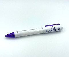 VERY RARE LANTUS Drug Rep Pen w/ Transparent „vial“ on Side Pharma Swag- WORKS