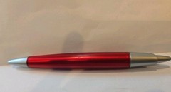 Vintage Blue Cross Blue Shield NC Advertising Pen Red Plastic Writes