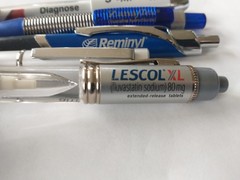 Lot 5 Pharmaceutical Drug Rep Pens Medical Pharmacy Collectibles Heavy Metal