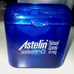 Pharmaceutical Drug Rep Vintage 2 Astelin Nasal Spray Pens & Paper Clip Box