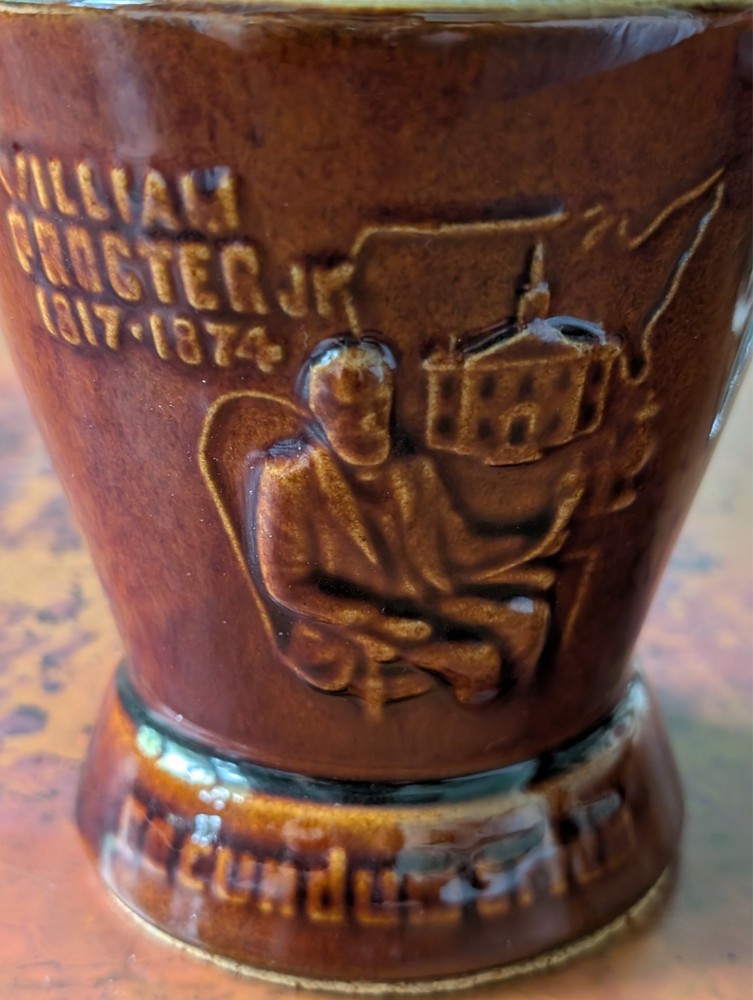 Schering/McCoy Pottery RX Mortar William Proctor Jr 1817-1874 Pharmacy Pharmacis