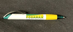 Pharmaceutical Drug Ink Rep Vintage Pen Fosamax Collectible Yellow Green Rare