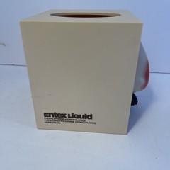 Tissue Box Cover Pharma Rep Advertising Sick Face Entex Puffs Plus Novelty Vtg