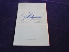 1950’s Medicine Drug Advertising Bklt Metycaine Eli Lily Color Illustrated B119