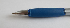 Testim 1% Promotional Pen – Metal Body w/ Rubberized Grip – Medium Weight