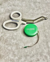 CELEBREX PHARMACEUTICAL REP PROMO FIRST AID SHEARS AND TAPE MEASURE
