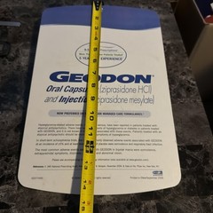Geodon Clipboard Drug Rep Promo 2000s