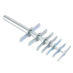 2PCS Cork Borer Stainless Steel Manual Cork Rubber Stopper Borer Tool For