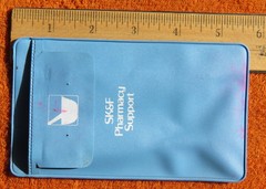 *HTF* Vtg 1970’s Drug Rep Promo SK&F Pharmaceutical Used Pocket Protector *VG*