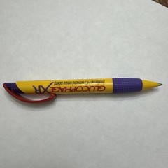 Colorful Glucophage Drug Rep Pharmaceutical Promo Advertising Pen Inoxcrom Spain