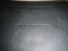 Prevacid Lansoprazole Drugs Pharmaceutical Logo Leeds Leather Padfolio Notebook