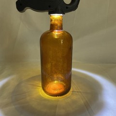Lehn & Fink New York Brown Glass Apothecary Bottle 3″ X 7″