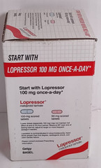 Pharmaceutical Drug Rep PromoAd Pen Post It Coffee Mug Lopressor (Beta Blocker)