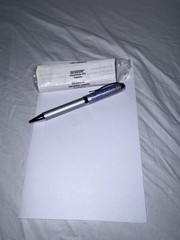 Metal Pfizer Geodon Drug Rep Pharmaceutical Promo Advertising Pen w/ Info Insert