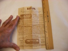 Vtg Medical Remedy Pharmacy Quack Cure – Chocolate Coated Ripans Tabules Tin