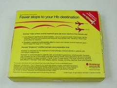 Rare Aranesp Desk Clock Drug Rep Pharmaceutical Promo In Original Box w/ Inserts
