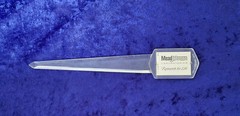 K-Lyte A Taste of Lime Mead Johnson Clear Letter Opener Pharmaceutical Drug Gift