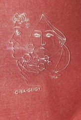 1979 CIBA-GEIGY LOGO PHARMA COMMEMORATIVE PLATE E.KATLIN ARTWORK SIGNED