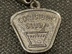 1949 Coricidin Club Medication Keychain Pharmacy