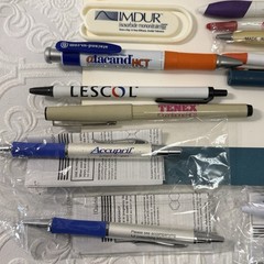 Pharmaceutical Drug Rep Collectible Pens/Misc Lot 16 Pens, Paper Clips, Note Pad