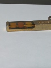 Vasotec Enalapril Maleate MSD Drug Pharmaceutical Representative Keychain Gold