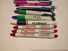 Variety Pen Pharmaceutical Drug Rep Lot of 32 Flomax, Ambien, Norvasc, Diflucan