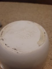Vintage Coors 60322 Mortar & 60322 Pestle Porcelain Science Lab Medical RX USA