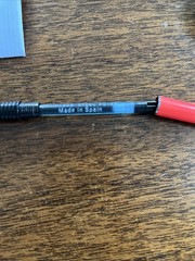 Procardia XL Medical Drug Rep Pharmaceutical Pen Metal Red Black Sample Working