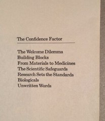 1966 Merck & Co. THE CONFIDENCE FACTOR Assuring Product Reliability 32 Page Book