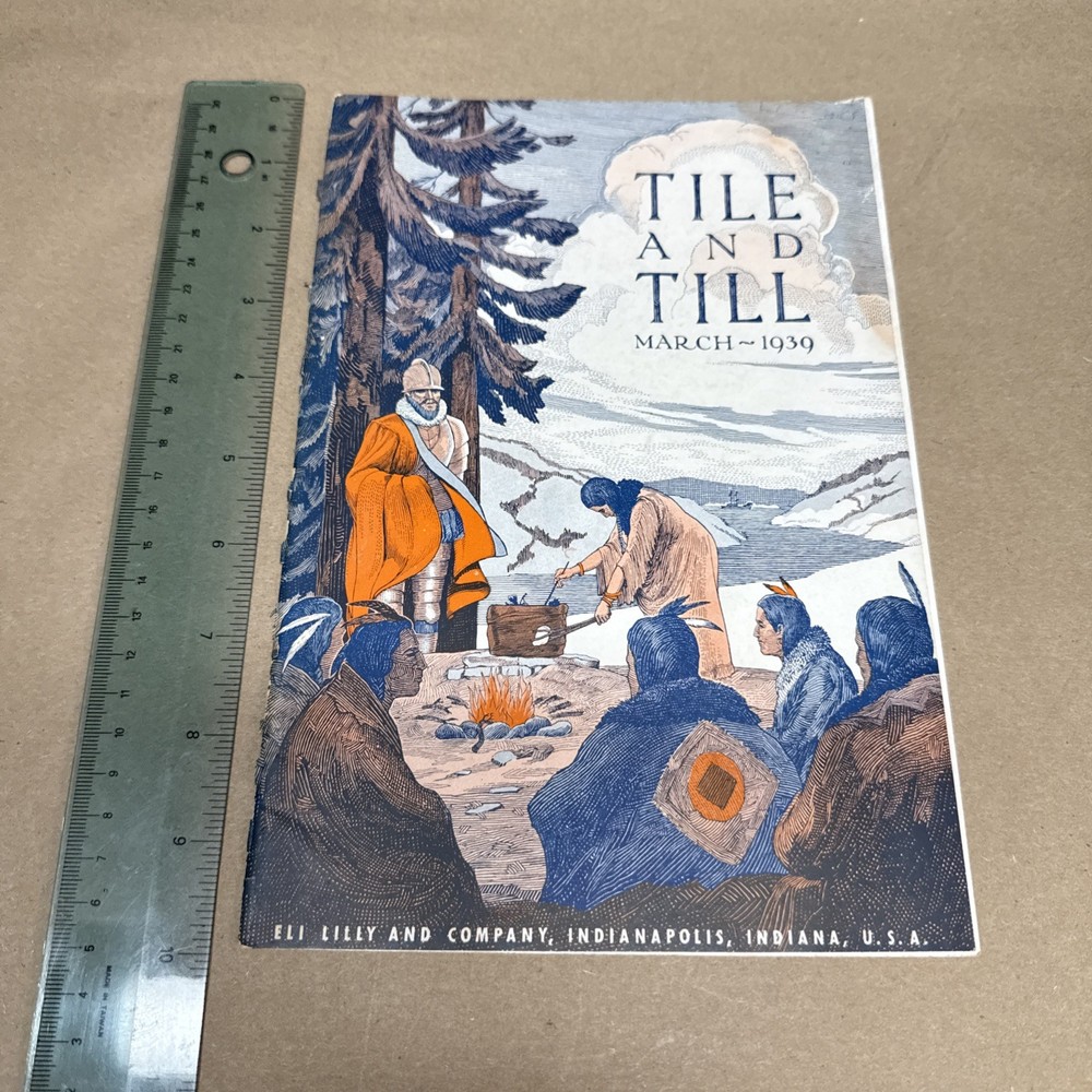 Tile And Till Magazine Eli Lilly And Company March 1939 Indianapolis Indiana