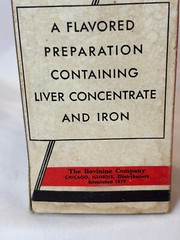 Vtg Neobovinine 20 Liver Concentrate Preparation Bottles With a Box