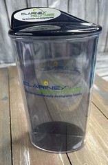 Drug Rep Clarinex Oval 8x4x3 Canister Lid Divider Doctor Medical Exam Room