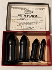 Dr. Young’s Rectal Dilators VINTAGE ANTIQUE Medical Oddities Full Set
