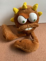 SARS Bug Quidel Plush Toy Pharma Swag Brown Bad Germ Stuffed Animal Pharm Rare