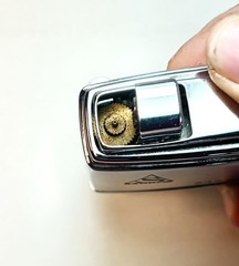 Vintage SANDOZ LIGHTER LARGE, LSD pharmacy Switzerland extra rare