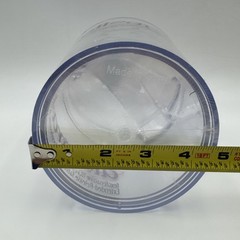 DRUG REP RARE ALLEGRA-D CLEAR PLASTIC/ACRYLIC CANISTER Set of 5 Pharmaceutical