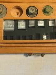 Lot of 2 Vintage Laboratory Weight Sets – Arthur H. Thomas Co. Ohaus
