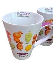 3 Actos Family Pharmaceutical Drug Rep Coffee Tea Mugs Cups Collectible 12oz