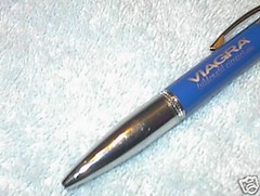 VIAGRA HEAVY METAL BULLET CHROME DRUG REP PEN NICE NEW GREAT GAG GIFT BIRTHDAY