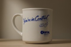 Vintage Drug Rep „You’re in Control“ CALAN Sr Pharmaceutical Promotional Mug
