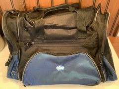 Vintage Pfizer Employee Only Gym Duffel Bag 20x12x10”