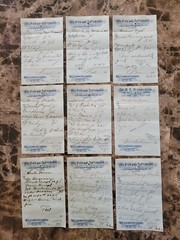 100 antique prescriptions (1912): Opium, Poppy, Ergot, Dionin, Codeine & Anodyne