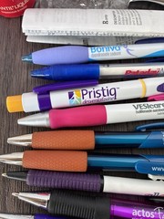 Lot of Pharmaceutical Rep Drug Pens Promo Items Xyzal Boniva Allegra Mobic Amrix