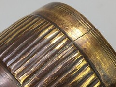 Greek Brass mortar chalice shaped early 19th century